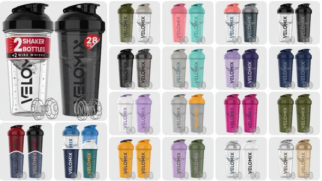 VELOMIX Protein Shaker Bottle Review: A Reliable 2-Pack for Everyday Gym Use