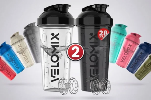 VELOMIX Protein Shaker Bottle Review: A Reliable 2-Pack for Everyday Gym Use