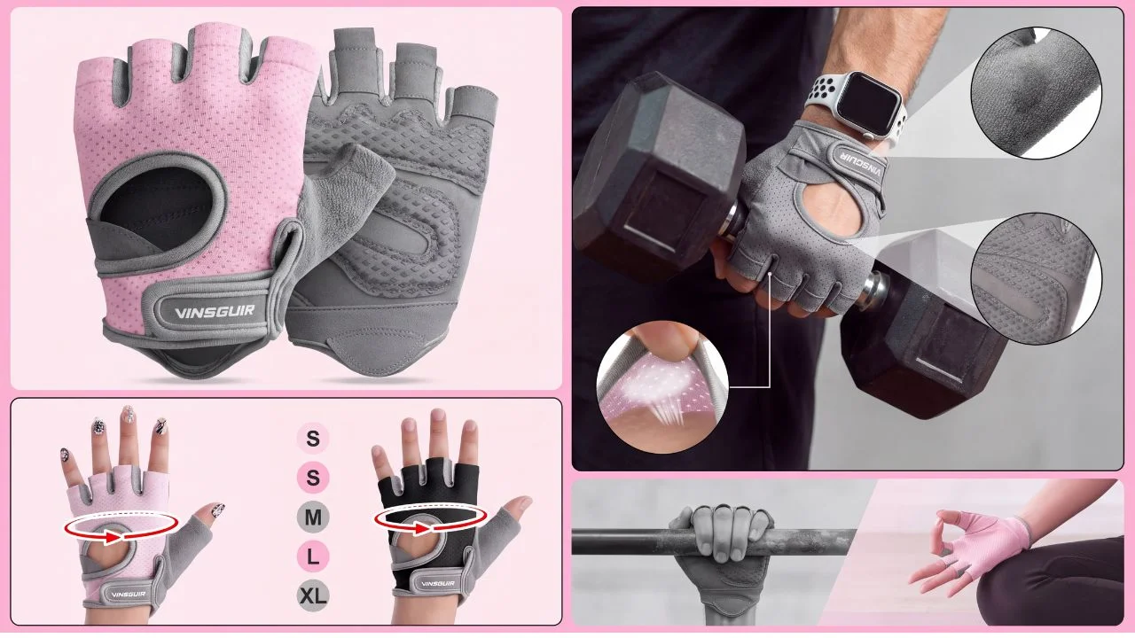 VINSGUIR Workout Gloves Review: Grip and Protection That Actually Holds Up