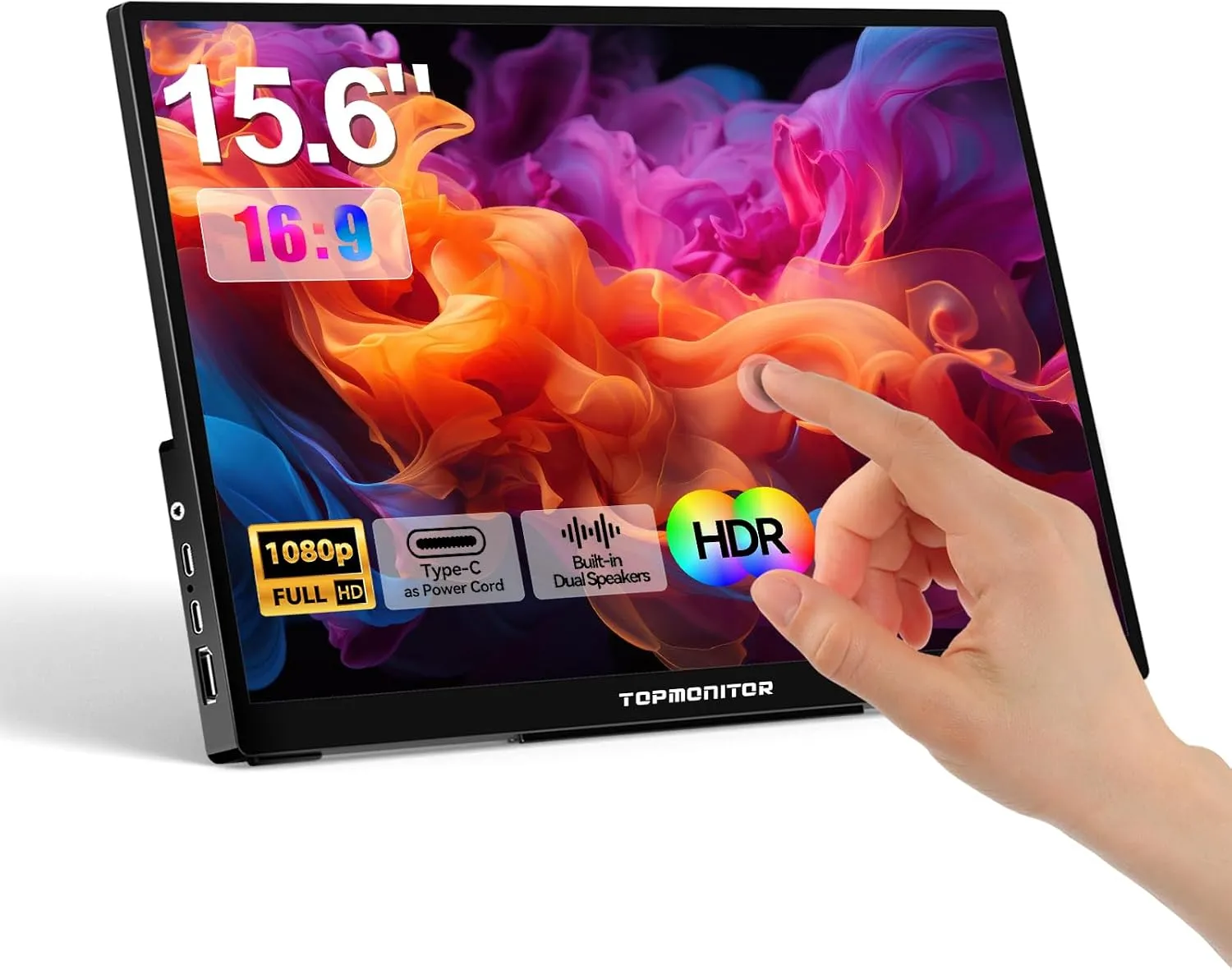 15.6-Inch Portable Touchscreen Monitor